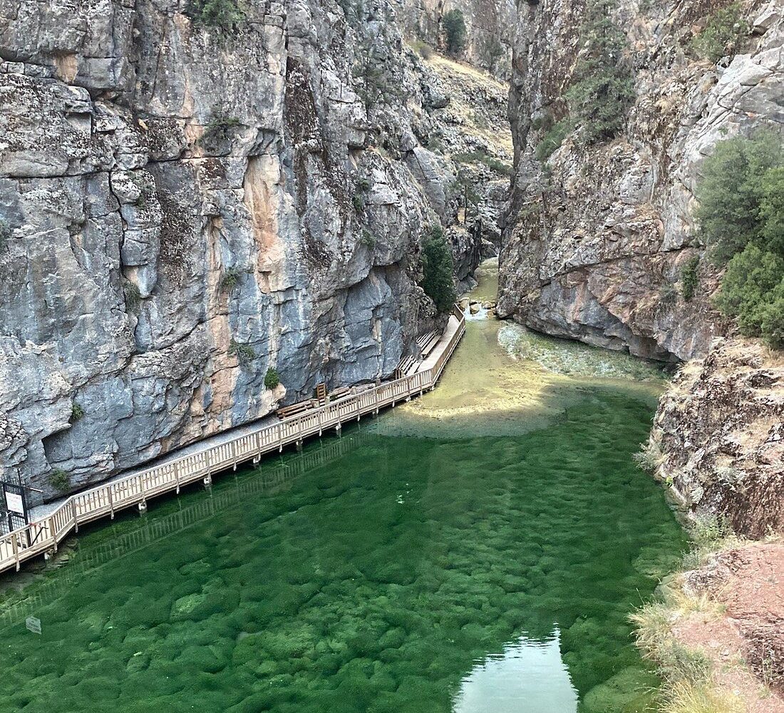 Acipayam canyon near Keloglan Cave, Denizli