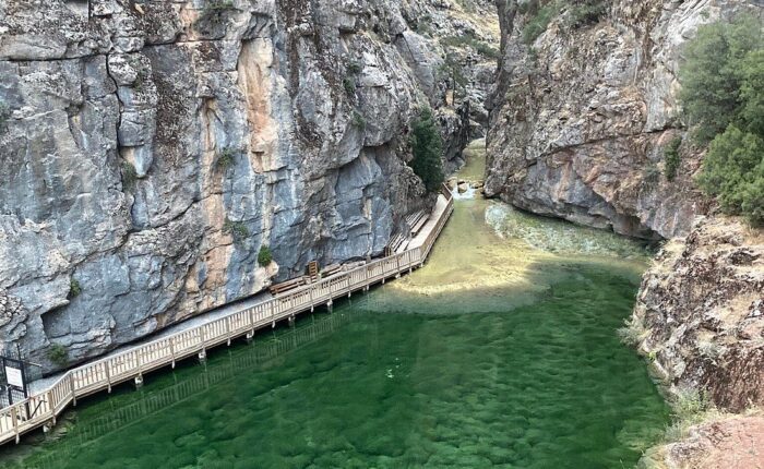 Acipayam canyon near Keloglan Cave, Denizli