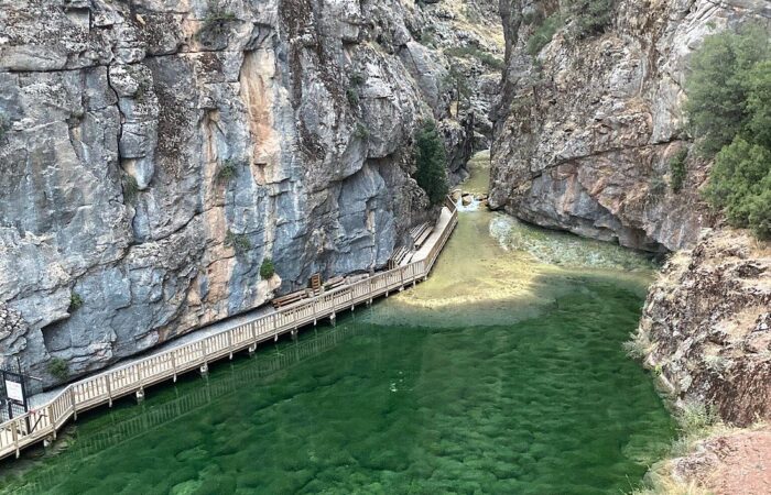 Acipayam canyon near Keloglan Cave, Denizli