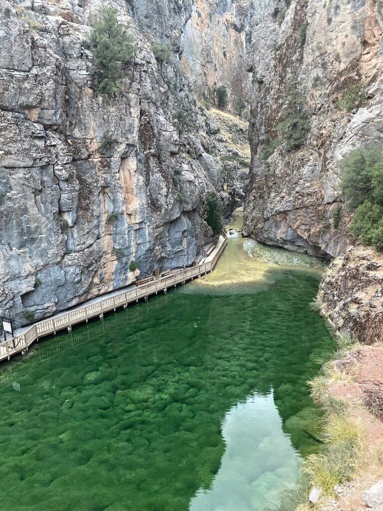 Acipayam canyon near Keloglan Cave, Denizli