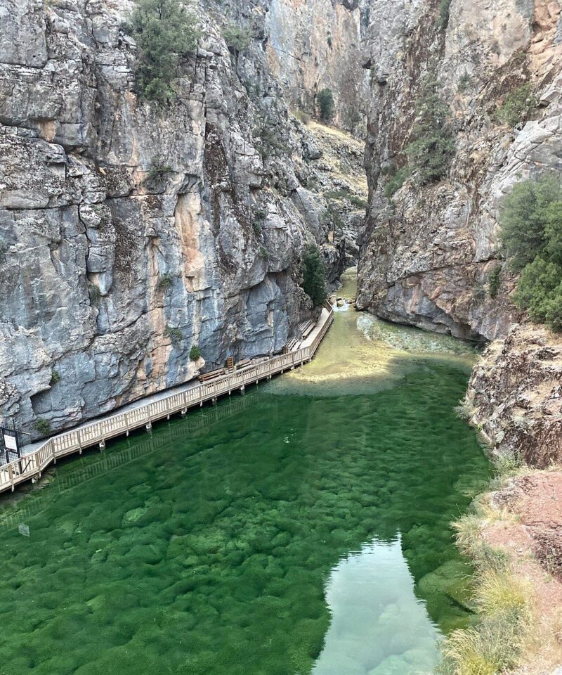 Acipayam canyon near Keloglan Cave, Denizli